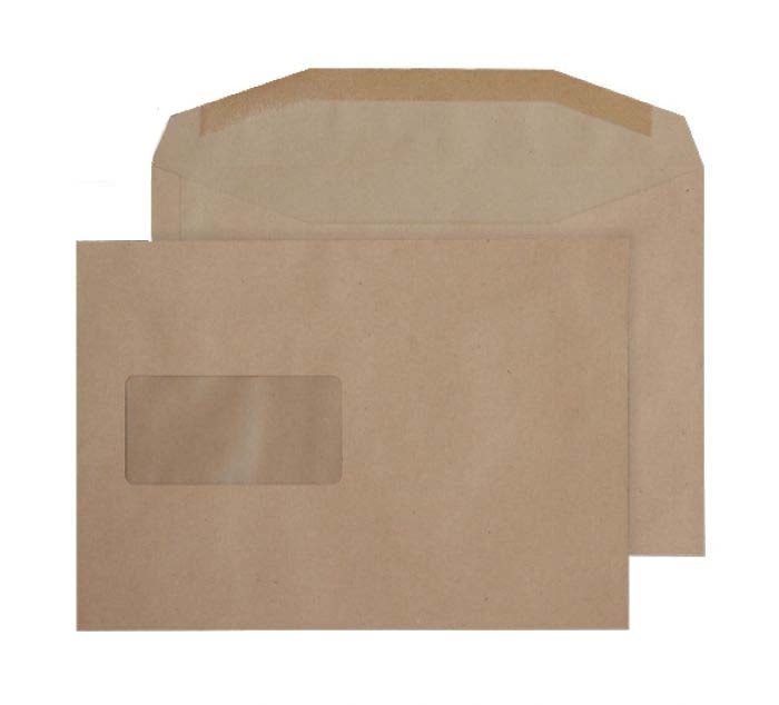 162 x 235mm Bowfell Manilla Window Gummed Wallet 3310