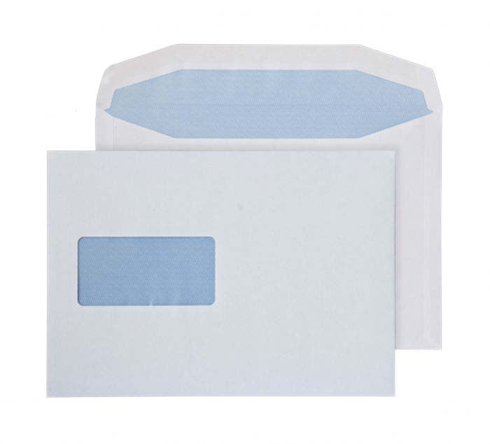 162 x 240mm Pennine Window White Gummed Wallet 3770