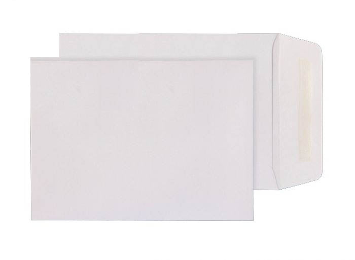 124 x 89mm Isto White Gummed Pocket with perforation 4413