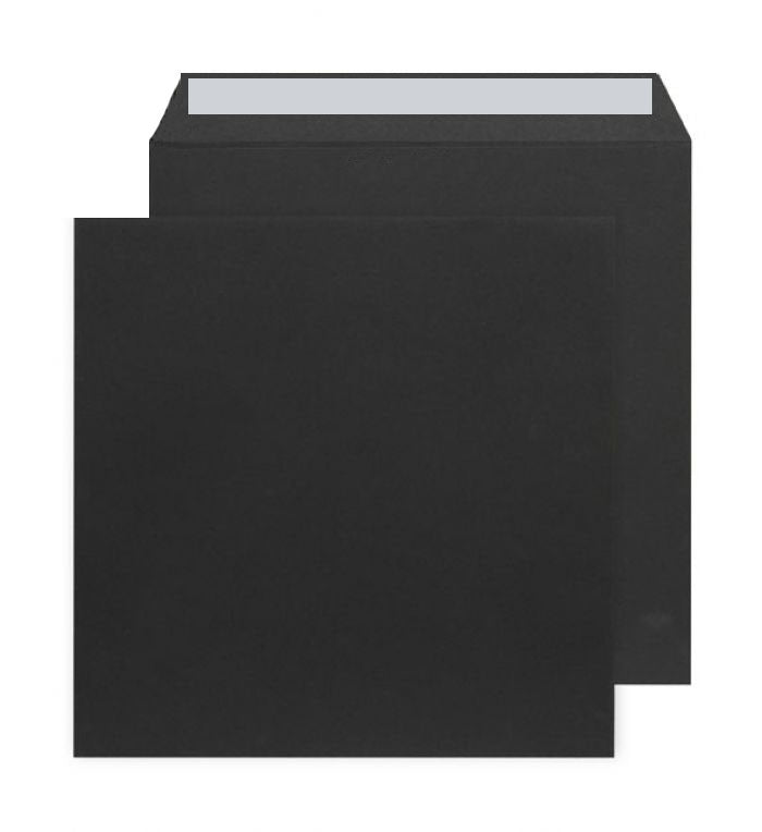 220 x 220mm Cascade Black Peel & Seal Wallet 5514
