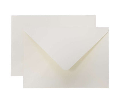 133 x 184mm Brocken Antique Ivory Gummed Diamond Flap 6534