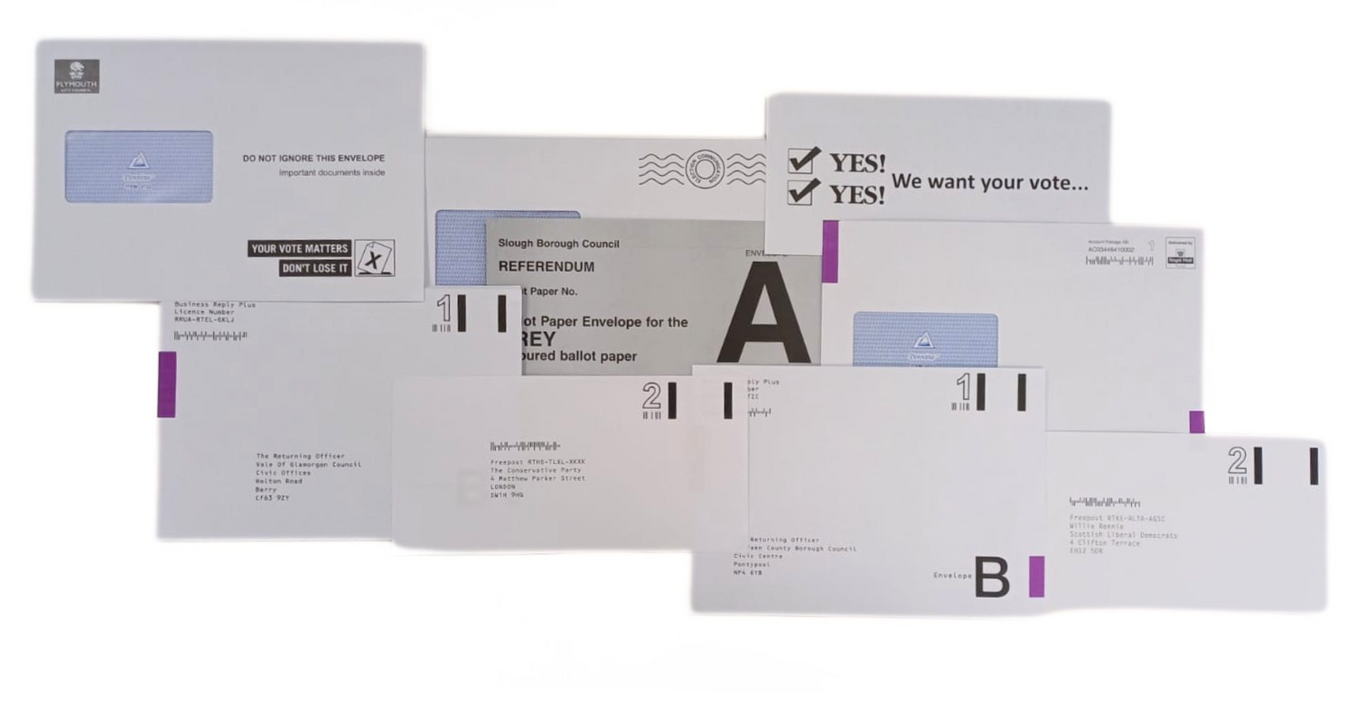 Election envelopes