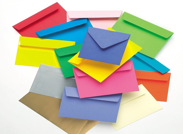 Coloured window envelopes