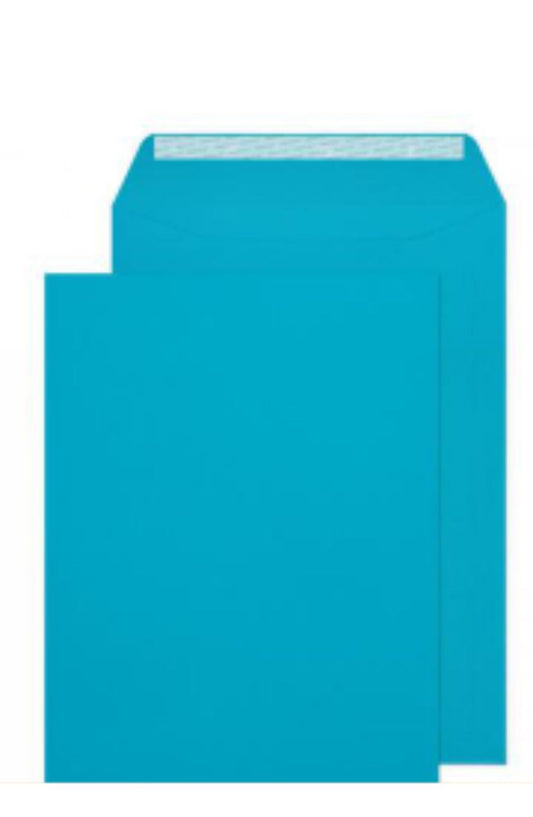 229 x 324mm C4 Cascade Pacific Blue Peel & Seal Pocket 5409
