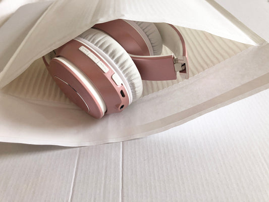 150 x 215mm  Enviroflute White Peel & Seal Padded Pocket EF0/C