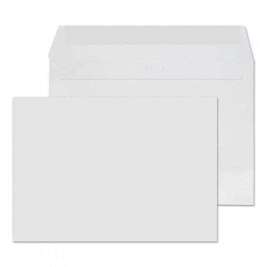 324 x 229mm C4 Whitney Brilliant White Peel & Seal Medium Board Pocket 1209