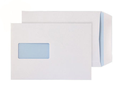 229 x 162mm C5 Scafell White Window Self Seal Pocket 4838