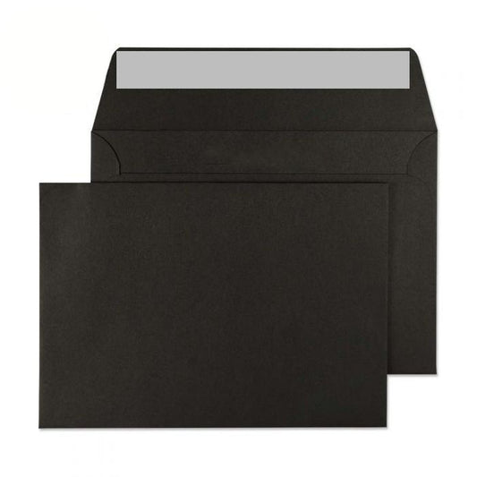 114 x 162mm C6 Cascade Black Peel & Seal Wallet 5114
