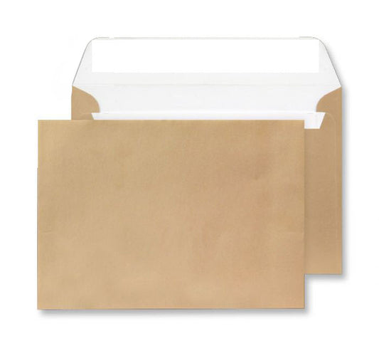 162 x 229mm C5 Cascade Gold Metallic Peel & Seal Wallet 5313