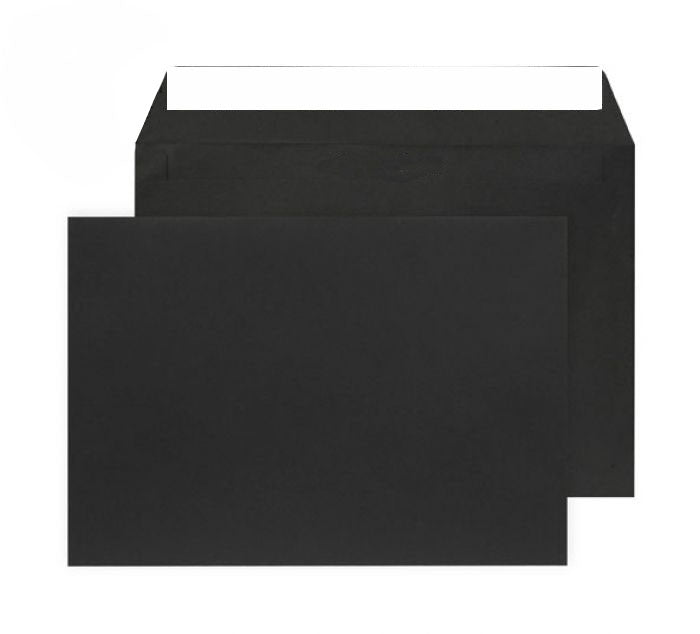 162 x 229mm C5 Cascade Black Peel & Seal Wallet 5314