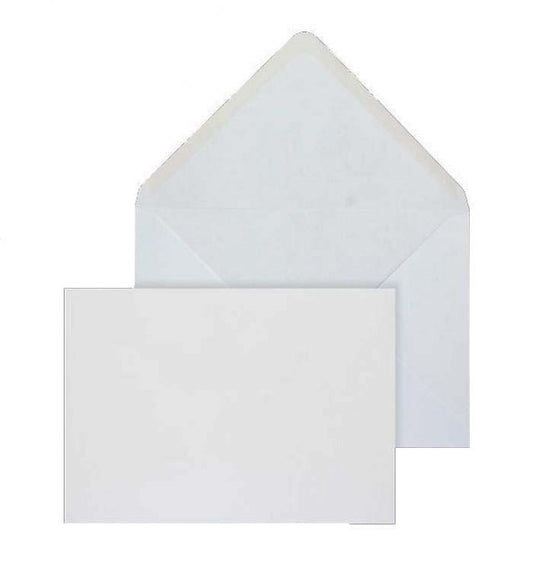 121 x 184mm  Brocken Plus White Gummed Diamond flap 6226