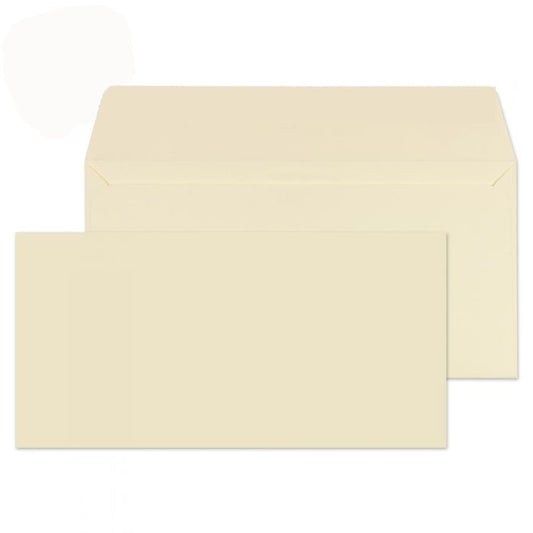 110 x 220mm DL Robson Cream Wove Peel & Seal Wallet C3215